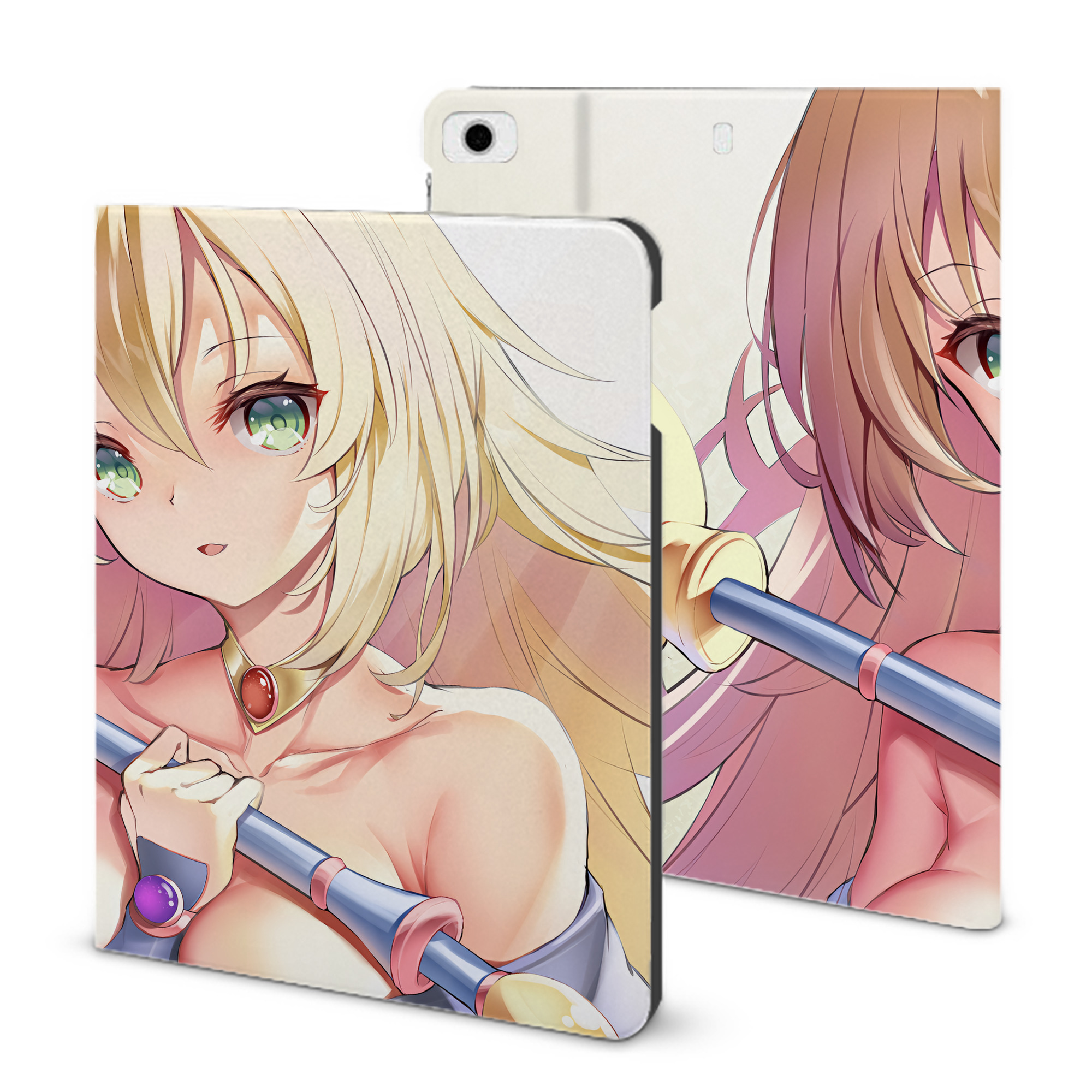 （画像用） 遊☆戯☆王 Yu-Gi-Oh! IPad ケース ブック型 PUレザー TPU 耐衝撃 軽量 薄型 ペン収納なし 全面保護 IPad 各モデル対応